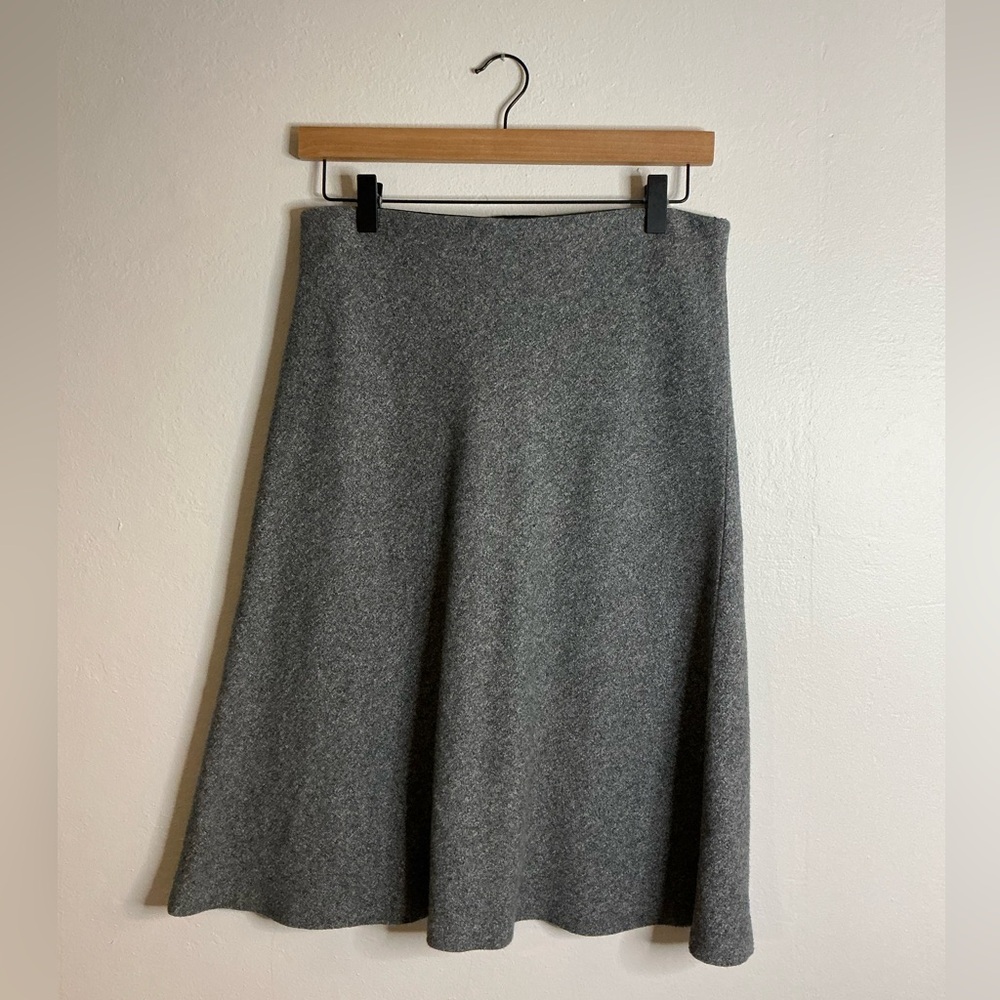 LOFT Charcoal warm winter skirt